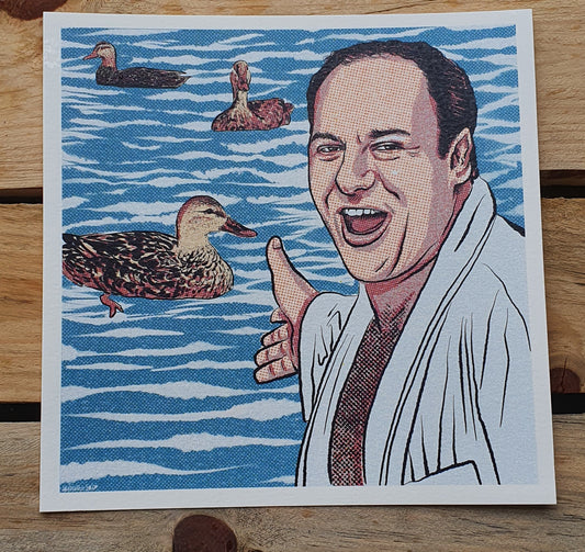 Tony Soprano - Ducks Print