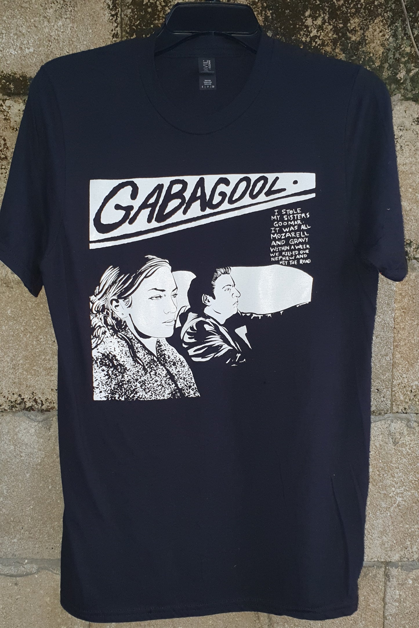 "Gabagool" - Sopranos/Sonic Youth mashup T-Shirt